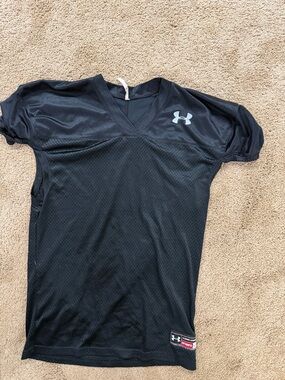 Under Armour Black Performance Mesh V-Neck Jersey